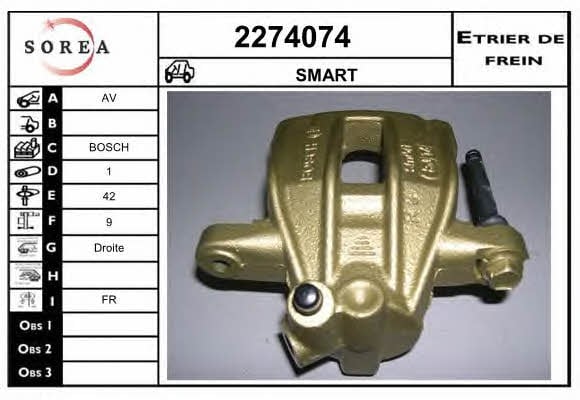 EAI 2274074 Суппорт тормозной 2274074: Купить в Польше - Отличная цена на 2407.PL!