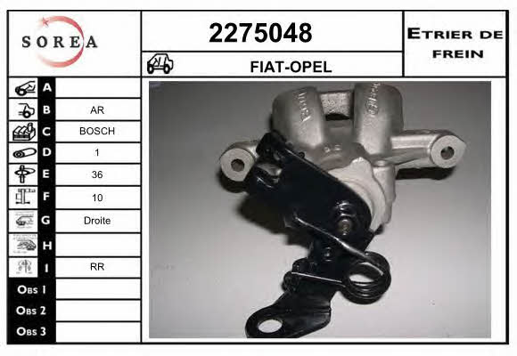EAI 2275048 Brake caliper rear right 2275048: Buy near me in Poland at 2407.PL - Good price!