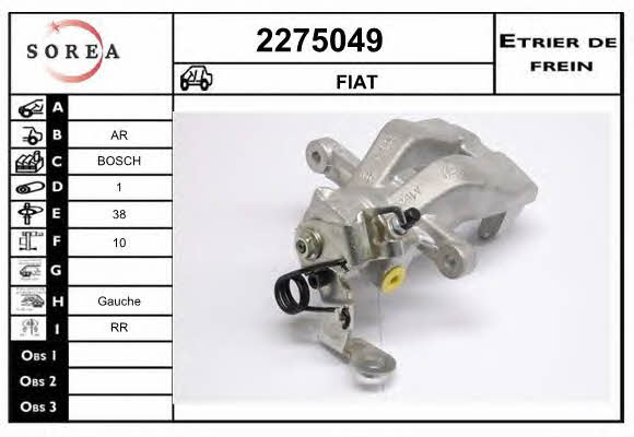 EAI 2275049 Суппорт тормозной задний левый 2275049: Купить в Польше - Отличная цена на 2407.PL!