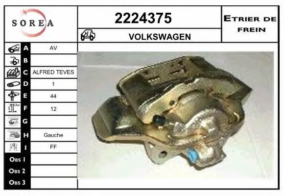 EAI 2224375 Brake caliper front left 2224375: Buy near me in Poland at 2407.PL - Good price!