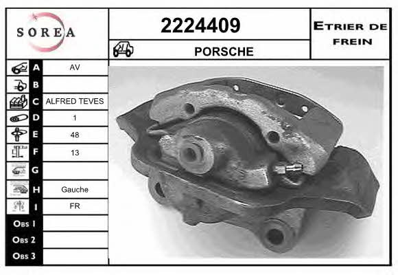EAI 2224409 Brake caliper front left 2224409: Buy near me at 2407.PL in Poland at an Affordable price!