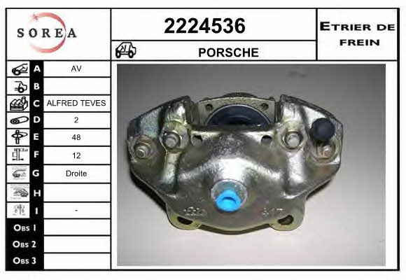EAI 2224536 Brake caliper 2224536: Buy near me in Poland at 2407.PL - Good price!