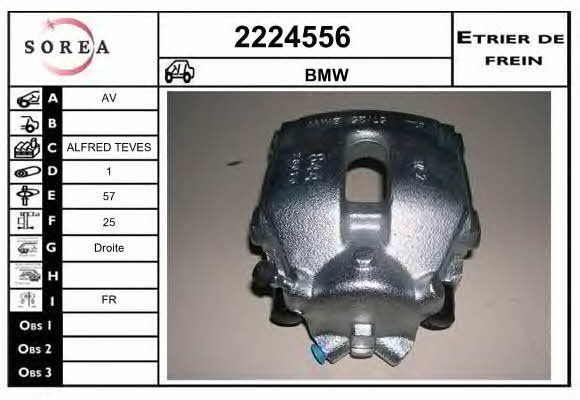 EAI 2224556 Brake caliper front right 2224556: Buy near me in Poland at 2407.PL - Good price!