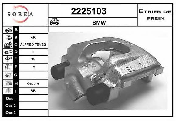 EAI 2225103 Brake caliper 2225103: Buy near me in Poland at 2407.PL - Good price!