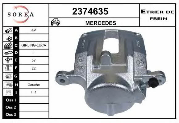 EAI 2374635 Brake caliper 2374635: Buy near me in Poland at 2407.PL - Good price!