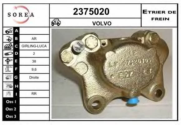 EAI 2375020 Brake caliper 2375020: Buy near me in Poland at 2407.PL - Good price!