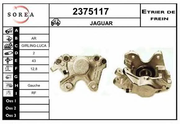 EAI 2375117 Brake caliper rear left 2375117: Buy near me in Poland at 2407.PL - Good price!