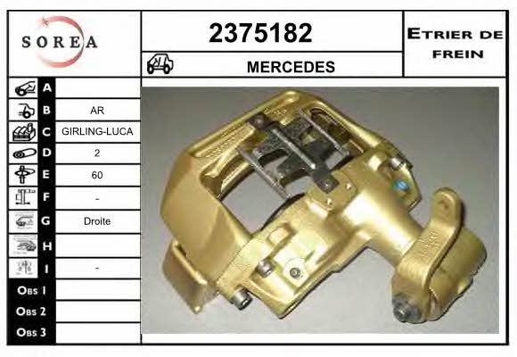 EAI 2375182 Brake caliper 2375182: Buy near me in Poland at 2407.PL - Good price!
