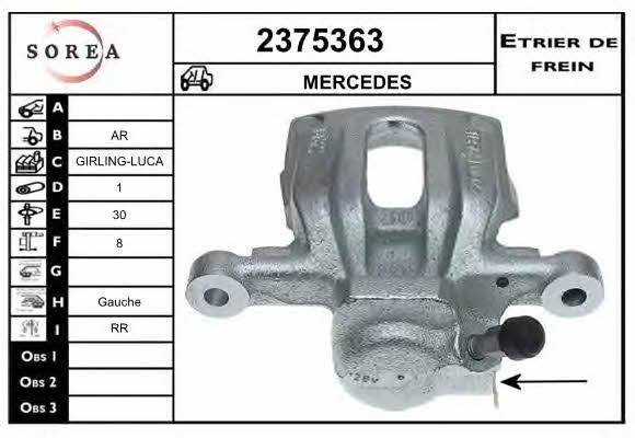 EAI 2375363 Brake caliper rear left 2375363: Buy near me in Poland at 2407.PL - Good price!