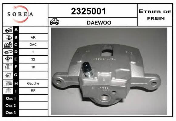 EAI 2325001 Brake caliper rear left 2325001: Buy near me in Poland at 2407.PL - Good price!
