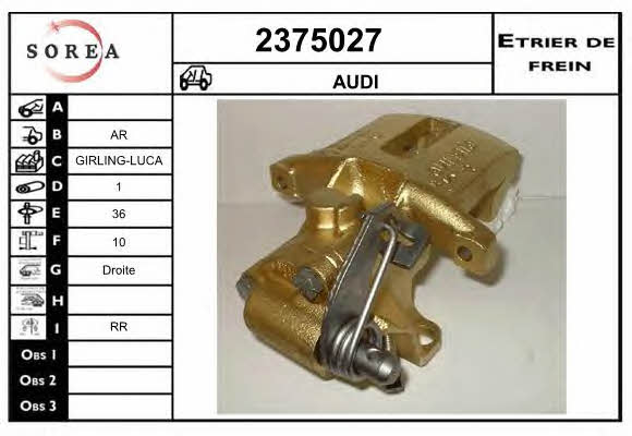 EAI 2375027 Brake caliper 2375027: Buy near me in Poland at 2407.PL - Good price!