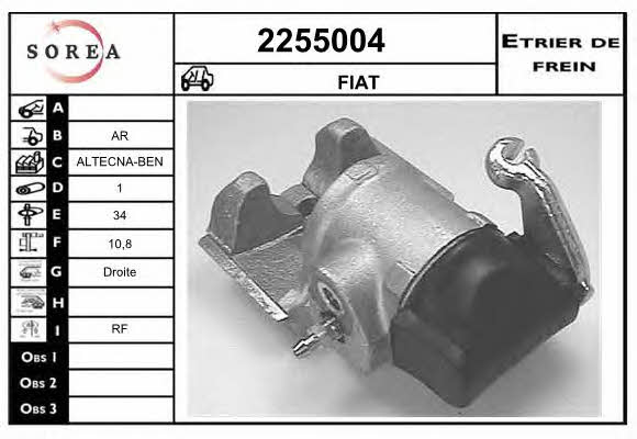EAI 2255004 Brake caliper 2255004: Buy near me in Poland at 2407.PL - Good price!