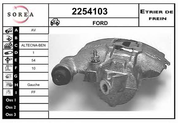 EAI 2254103 Brake caliper 2254103: Buy near me at 2407.PL in Poland at an Affordable price!