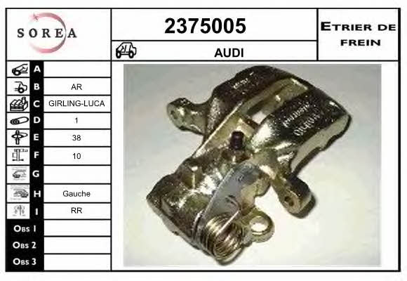EAI 2375005 Brake caliper rear left 2375005: Buy near me in Poland at 2407.PL - Good price!
