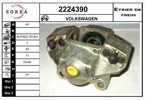 EAI 2224390 Brake caliper 2224390: Buy near me at 2407.PL in Poland at an Affordable price!