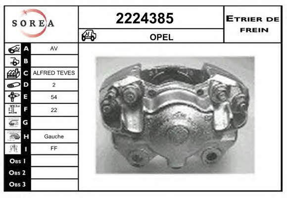 EAI 2224385 Brake caliper 2224385: Buy near me in Poland at 2407.PL - Good price!