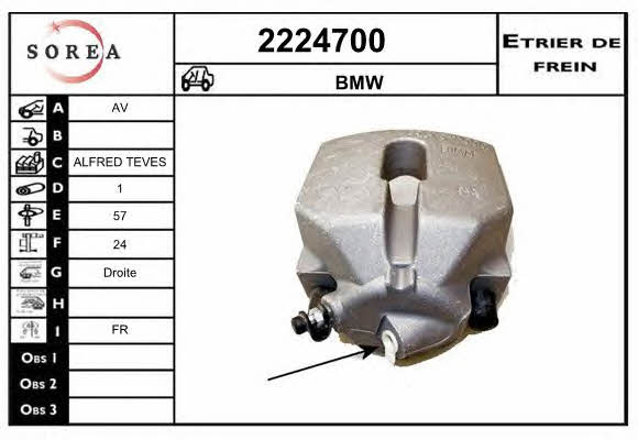 EAI 2224700 Brake caliper 2224700: Buy near me in Poland at 2407.PL - Good price!