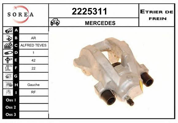 EAI 2225311 Brake caliper rear left 2225311: Buy near me in Poland at 2407.PL - Good price!