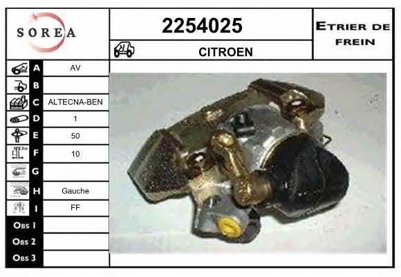 EAI 2254025 Brake caliper 2254025: Buy near me in Poland at 2407.PL - Good price!