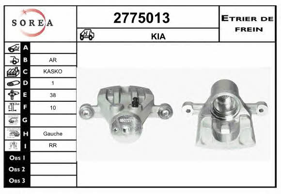 EAI 2775013 Brake caliper rear left 2775013: Buy near me in Poland at 2407.PL - Good price!