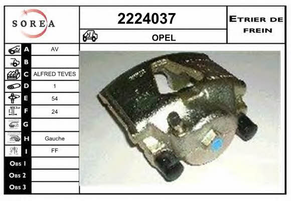 EAI 2224037 Brake caliper 2224037: Buy near me in Poland at 2407.PL - Good price!