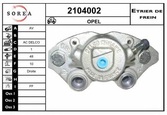 EAI 2104002 Суппорт тормозной 2104002: Отличная цена - Купить в Польше на 2407.PL!
