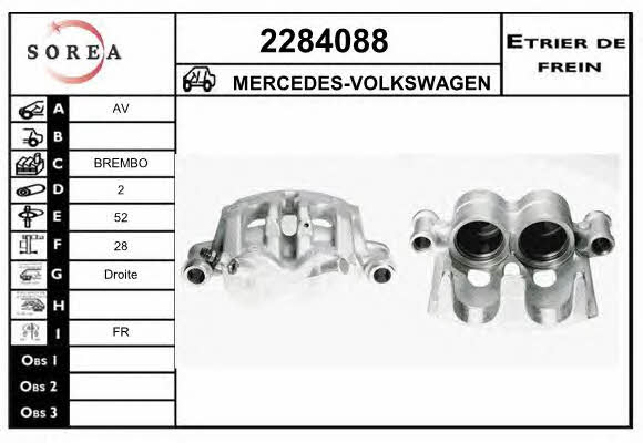 EAI 2284088 Brake caliper 2284088: Buy near me in Poland at 2407.PL - Good price!