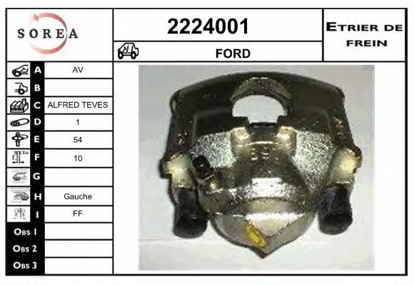 EAI 2224001 Brake caliper front left 2224001: Buy near me at 2407.PL in Poland at an Affordable price!
