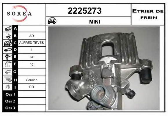 EAI 2225273 Brake caliper 2225273: Buy near me in Poland at 2407.PL - Good price!