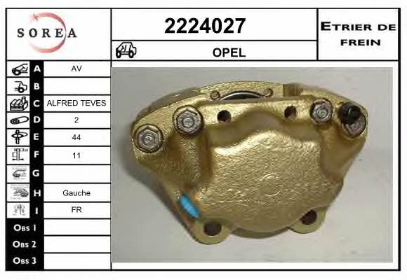 EAI 2224027 Zacisk hamulcowy przedni lewy 2224027: Dobra cena w Polsce na 2407.PL - Kup Teraz!