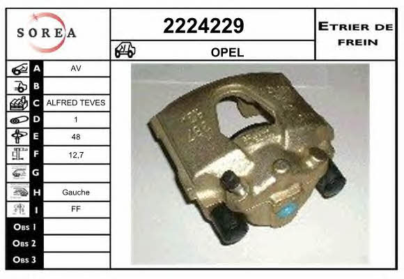 EAI 2224229 Brake caliper 2224229: Buy near me in Poland at 2407.PL - Good price!