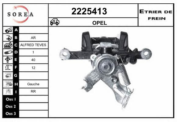EAI 2225413 Суппорт тормозной задний левый 2225413: Отличная цена - Купить в Польше на 2407.PL!