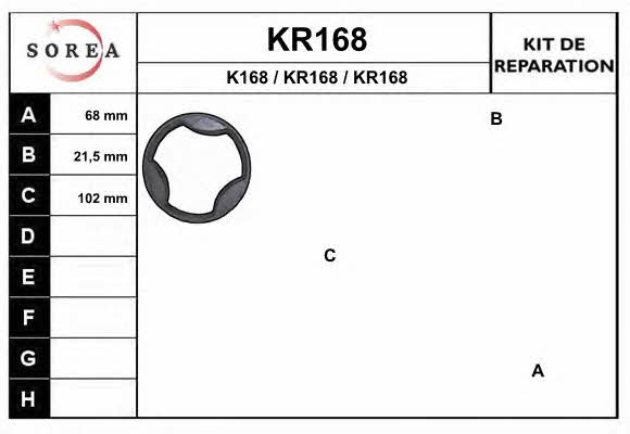 EAI KR168 Bellow set, drive shaft KR168: Buy near me in Poland at 2407.PL - Good price!