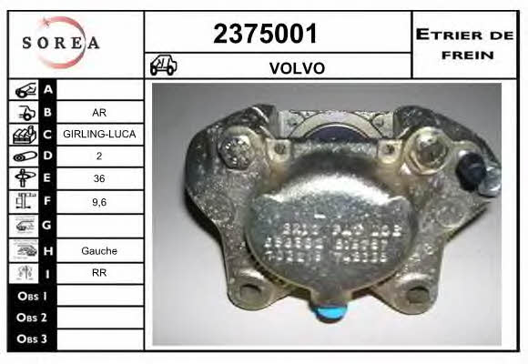 EAI 2375001 Brake caliper 2375001: Buy near me in Poland at 2407.PL - Good price!