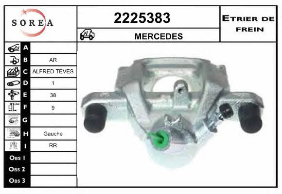 EAI 2225383 Brake caliper 2225383: Buy near me at 2407.PL in Poland at an Affordable price!