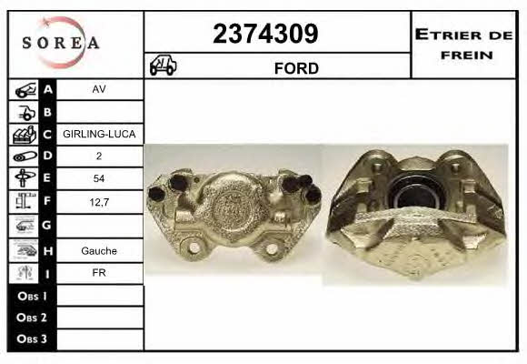 EAI 2374309 Bremssattel 2374309: Kaufen Sie zu einem guten Preis in Polen bei 2407.PL!