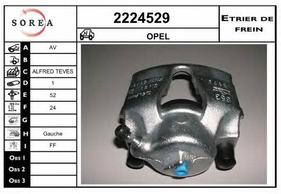 EAI 2224529 Brake caliper front left 2224529: Buy near me in Poland at 2407.PL - Good price!