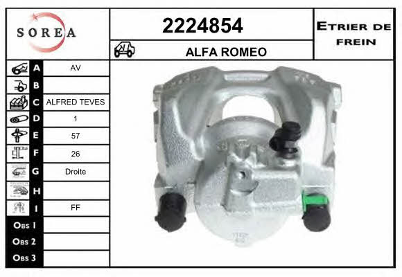 EAI 2224854 Brake caliper 2224854: Buy near me in Poland at 2407.PL - Good price!