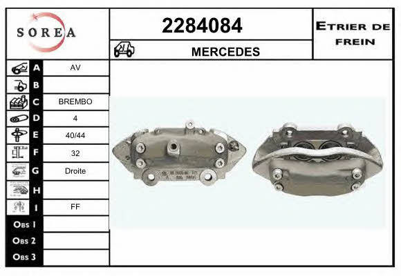 EAI 2284084 Brake caliper front right 2284084: Buy near me in Poland at 2407.PL - Good price!