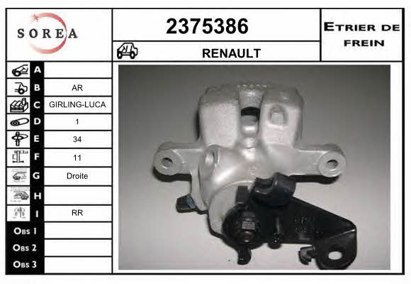 EAI 2375386 Brake caliper 2375386: Buy near me in Poland at 2407.PL - Good price!