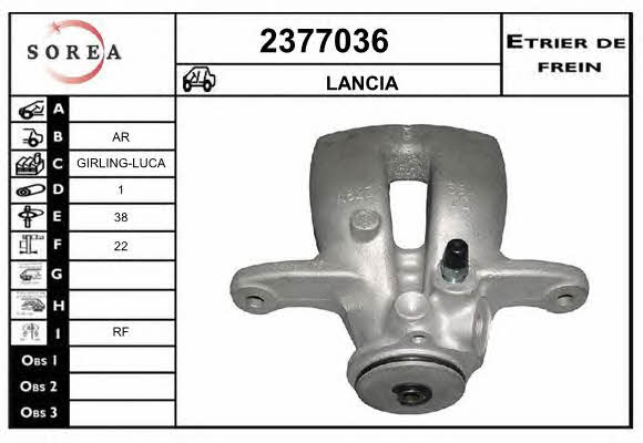EAI 2377036 Brake caliper 2377036: Buy near me in Poland at 2407.PL - Good price!