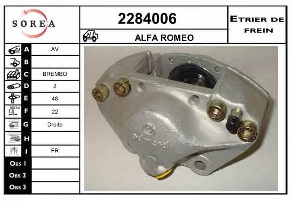 EAI 2284006 Brake caliper 2284006: Buy near me in Poland at 2407.PL - Good price!