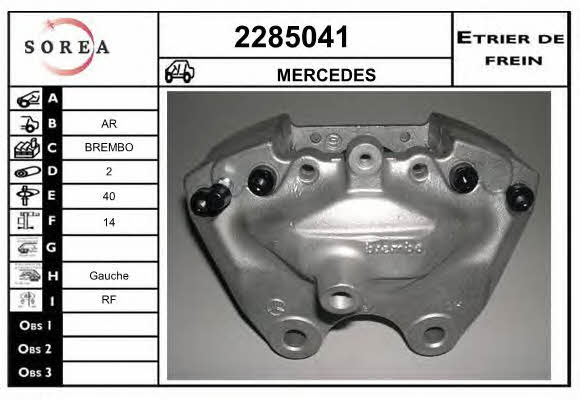 EAI 2285041 Bremssattel hinten links 2285041: Kaufen Sie zu einem guten Preis in Polen bei 2407.PL!