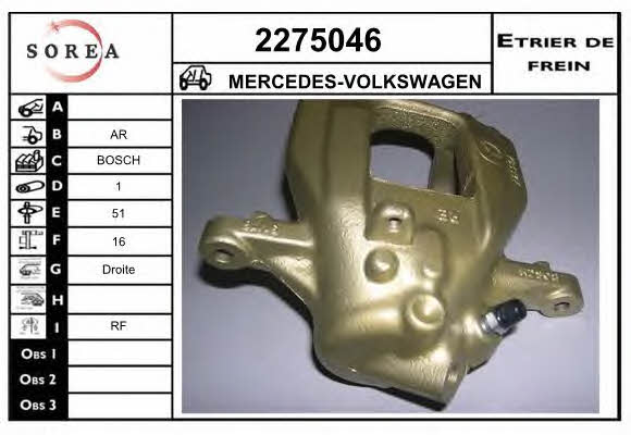 EAI 2275046 Bremssattel hinten rechts 2275046: Kaufen Sie zu einem guten Preis in Polen bei 2407.PL!