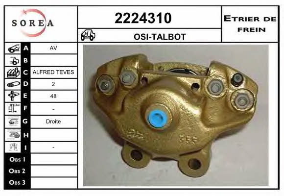 EAI 2224310 Brake caliper 2224310: Buy near me at 2407.PL in Poland at an Affordable price!