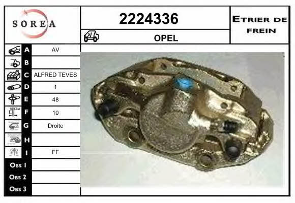 EAI 2224336 Zacisk hamulcowy 2224336: Dobra cena w Polsce na 2407.PL - Kup Teraz!