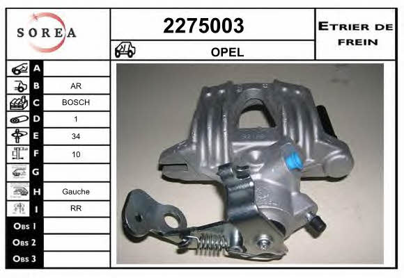 EAI 2275003 Bremssattel 2275003: Kaufen Sie zu einem guten Preis in Polen bei 2407.PL!