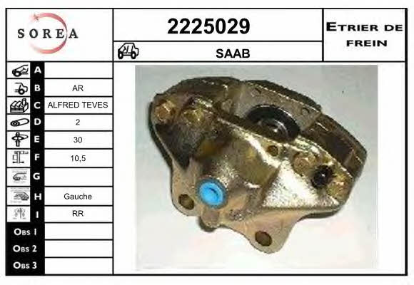 EAI 2225029 Brake caliper 2225029: Buy near me in Poland at 2407.PL - Good price!