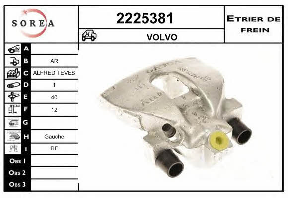EAI 2225381 Brake caliper 2225381: Buy near me in Poland at 2407.PL - Good price!