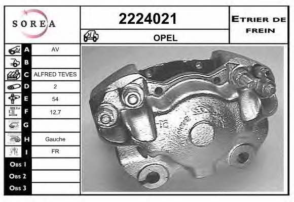 EAI 2224021 Brake caliper 2224021: Buy near me in Poland at 2407.PL - Good price!